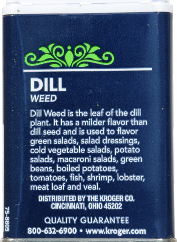 Kroger® Dill Weed Perspective: back