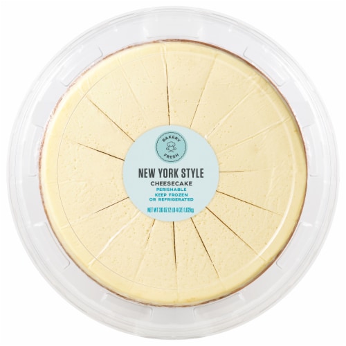 Bakery Fresh New York Style Plain Cheesecake Perspective: back
