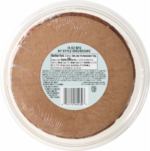 Bakery Fresh New York Style Cheesecake Perspective: back