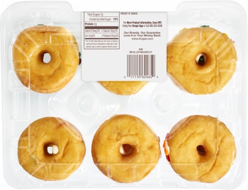 CT Bakery Mini Fall Leaf Ring Donuts Perspective: back