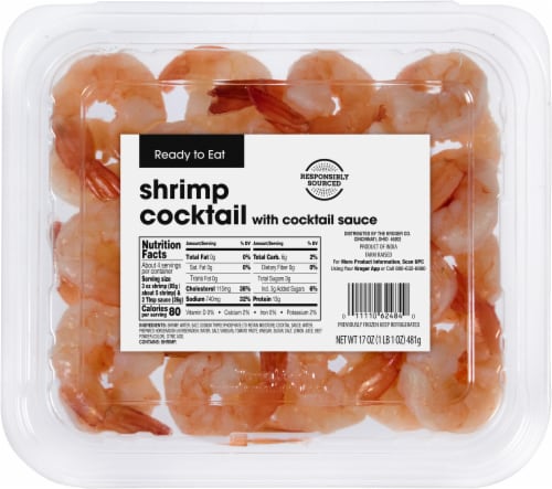 Kroger® Shrimp Cocktail with Cocktail Sauce Perspective: back