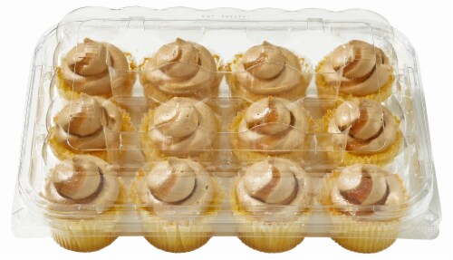 Bakery Fresh Apple Caramel Mini Cupcakes Perspective: back