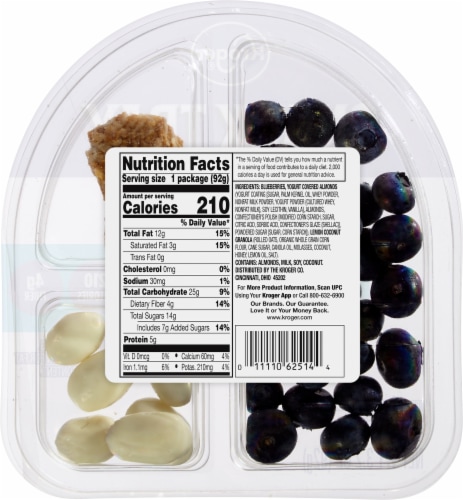 Kroger® Blueberry Lemon Snack Tray Perspective: back