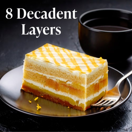 Private Selection® 3-Layer 8"x4" Lemon Bar Cake, 27.19 oz Perspective: back