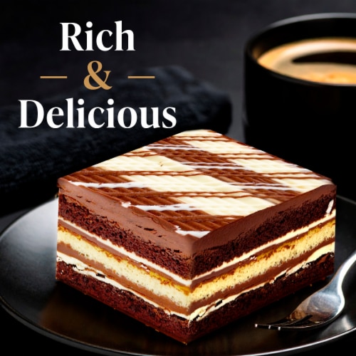 Private Selection® Tuxedo Mousse Layer Cake with Dark Chocolate Ganache Perspective: back
