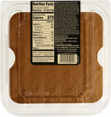 Private Selection® 3-Layer Triple Chocolate Cake Square 12.76 oz Perspective: back