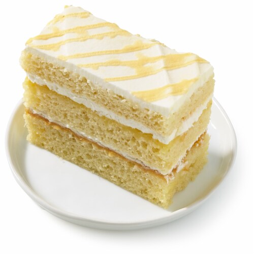 Private Selection® 3-Layer Lemon Cake Slice Perspective: back
