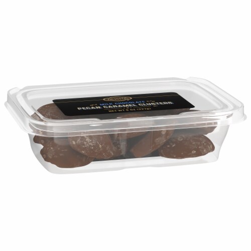 Private Selection® Milk Chocolate Pecan Caramel Cluster Perspective: back
