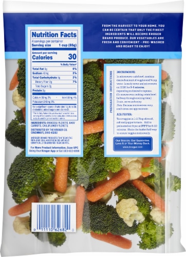 Kroger® Vegetable Medley Perspective: back