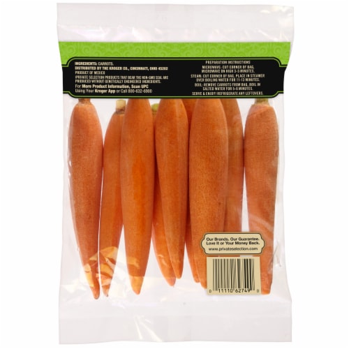 Private Selection® Hand Peeled Baby Carrots Perspective: back