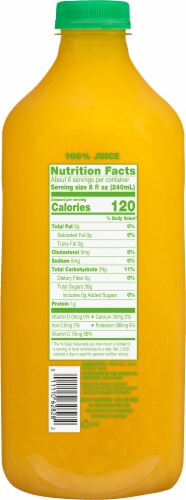 Simple Truth® 100% Pineapple Orange Juice Perspective: back