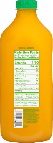 Simple Truth® 100% Orange Juice Perspective: back