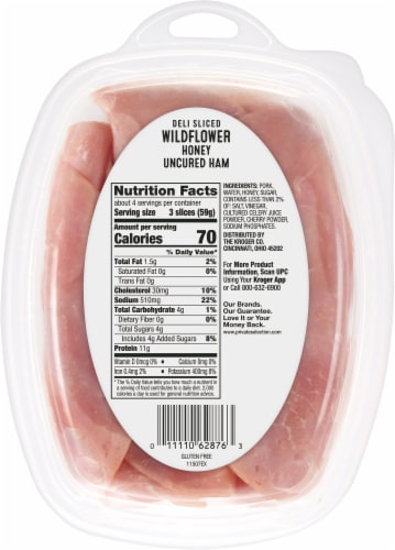 Private Selection® Uncured Wildflower Honey Deli Ham Sliced Perspective: back