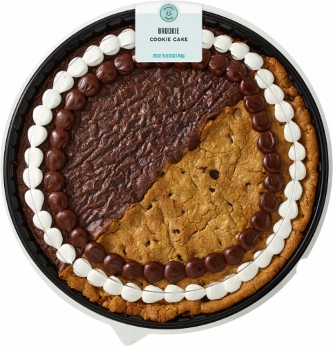 Bakery Fresh Brookie Cookie Cake Perspective: back