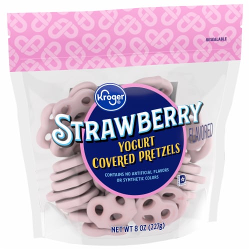 Kroger® Strawberry Yogurt Covered Pretzels Perspective: back