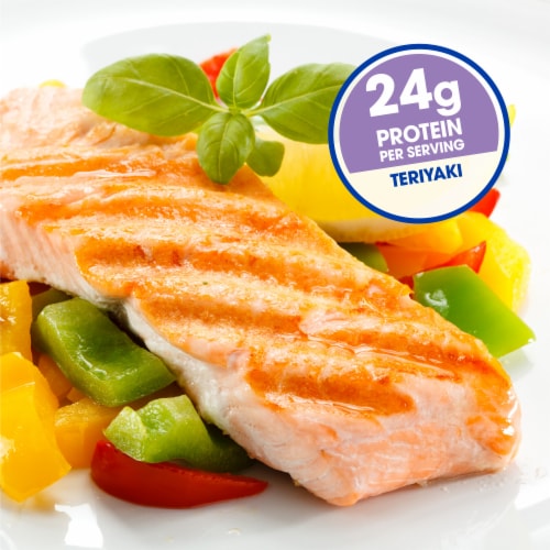 Kroger® Farm Raised Atlantic Salmon Fillets Teriyaki Perspective: back
