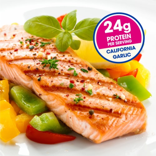 Kroger® Farm Raised Atlantic Salmon Fillet California Garlic Perspective: back