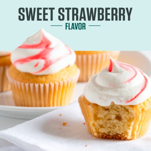 Bakery Fresh Strawberry Shortcake Mini Cupcakes Perspective: back