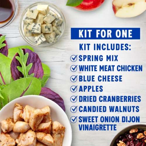 Kroger® Apple Walnut With Chicken Salad Kit Perspective: back