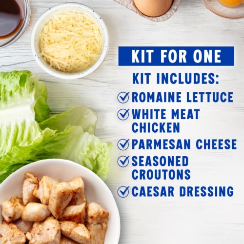 Kroger® Chicken Caesar Salad Kit For One Perspective: back