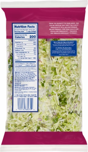 Kroger® Family Size Sweet Kale Chopped Salad Kit Perspective: back