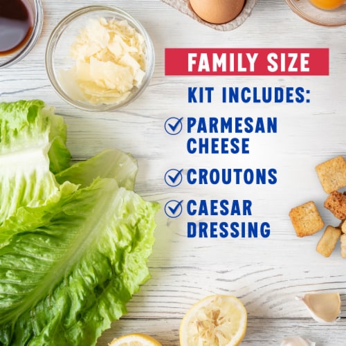 Kroger® Family Size Ultimate Caesar Salad Kit Perspective: back