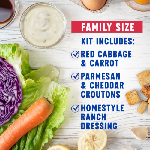 Kroger® Family Size Garden Ranch Salad Kit Perspective: back