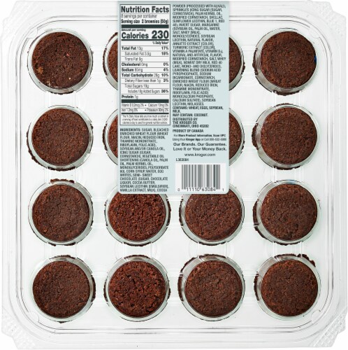 Bakery Fresh Mini Brownies Patriotic Party Platter Perspective: back