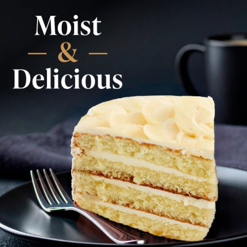 Private Selection® Classic White Cake Slice Perspective: back