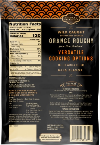Kroger® Orange Roughy Perspective: back