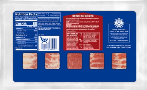 Kroger® Naturally Hardwood Smoked Bacon Perspective: back