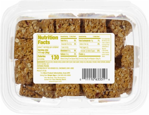 Kroger® Banana Nut Bread Granola Bites Perspective: back