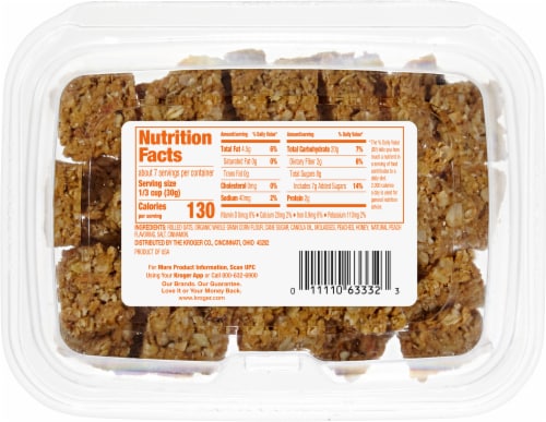 Kroger® Peach Pie Granola Bites Perspective: back