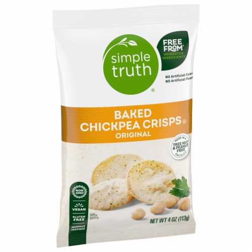 Simple Truth® Original Baked Chickpea Crisps Perspective: back