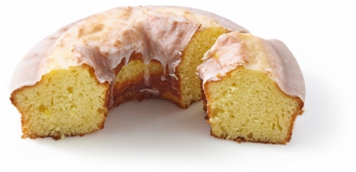 Bakery Fresh Half Lemon Pudding Cake Perspective: back
