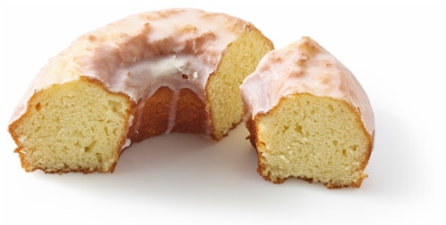 Bakery Fresh Half Vanilla Pudding Cake Perspective: back