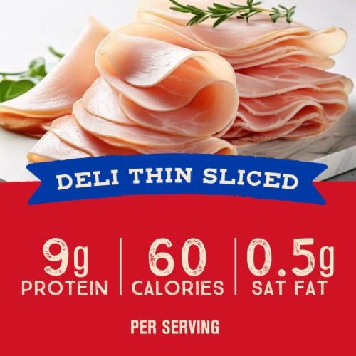 Kroger® Oven Roasted Turkey Breast and Uncured Honey Ham Variety Pack Deli Thin Sliced BIG DEAL! Perspective: back