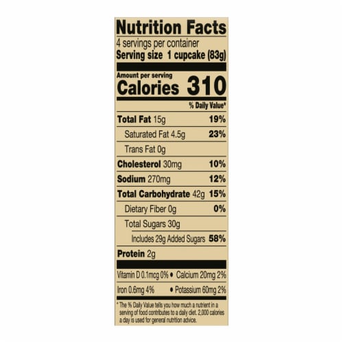 Private Selection® Strawberry Cheesecake Gourmet Cupcakes Perspective: back