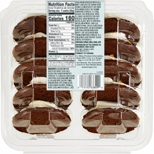 Bakery Fresh S'mores Frosted Cookies Perspective: back