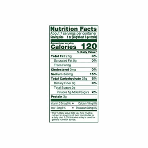 Simple Truth® White Cheddar Baked Pretzel Thins Perspective: back