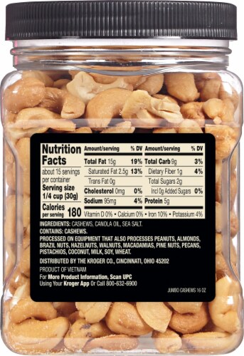 Private Selection® Jumbo Cashews Perspective: back