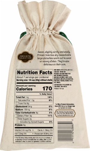 Private Selection® Extra-Large Dry Roasted Pistachios with Sea Salt Perspective: back