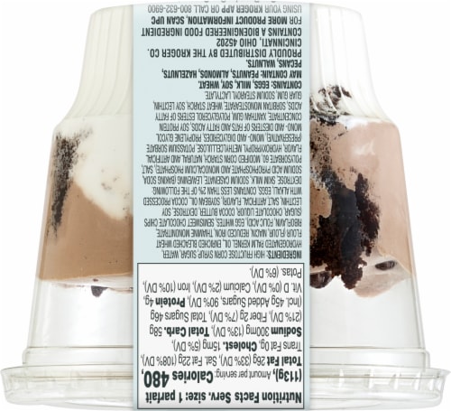 Bakery Fresh Chocolate Cake Parfait Perspective: back