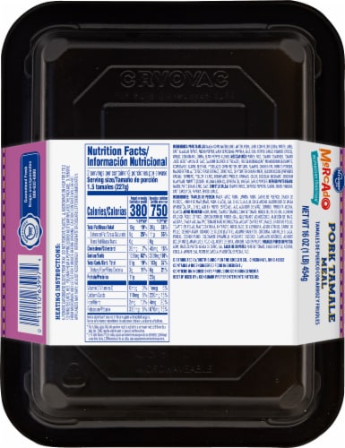 Kroger® Mercado Pork Tamale Meal Perspective: back