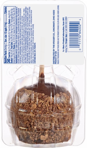 Kroger® Caramel & Chocolate Dipped Apple with Reese's Peanut Butter Cups Perspective: back