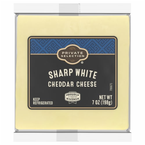 Private Selection® Sharp White Cheddar Block Cheese Perspective: back