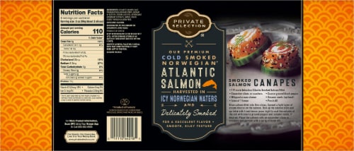 Private Selection® Norwegian Smoked Salmon Perspective: back