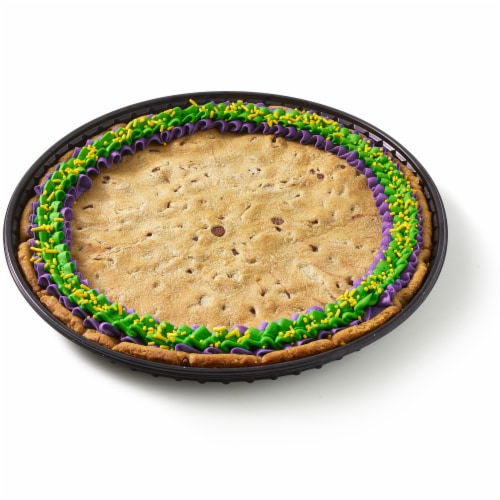 Mardi Gras Colossal Chocolate Chip Cookie Perspective: back