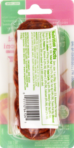 Simple Truth™ Uncured Pepperoni Perspective: back