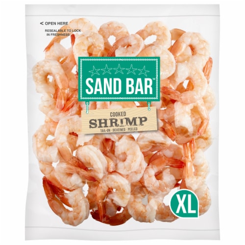 Sand Bar® XL Cooked Frozen Shrimp Perspective: back